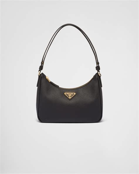 prada mini hobo bag black|black used prada bag.